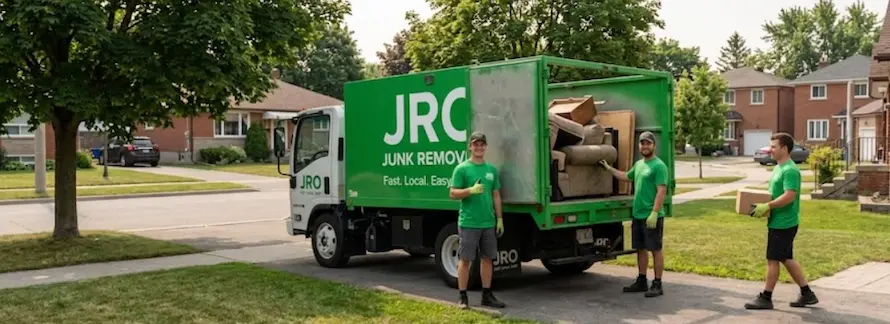 Affordable Junk Removal Oshawa team ready for service