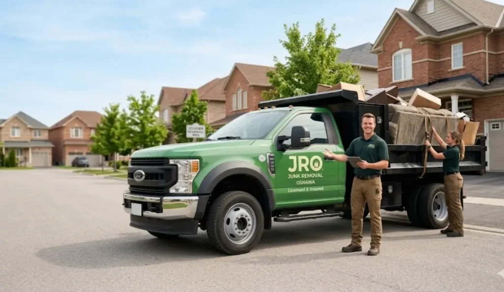 Transparent junk removal pricing and truckload sizes in Oshawa, Ontario